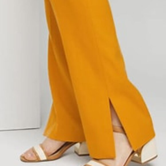 NWT WHBM Ines Slim Side-Slit Bootcut Pant - Picture 2 of 5